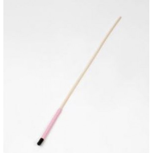 Деревянный стек с розовой ручкой - 60 см. (ПС)