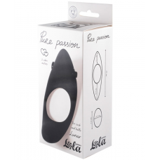 Эрекционное виброкольцо Pure Passion Lunar Black
