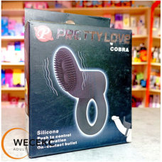 Эрекционное кольцо Cobra с вибро PL BI-210147-1