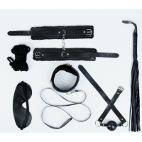 Эротический БДСМ набор, 7 предметов, черный