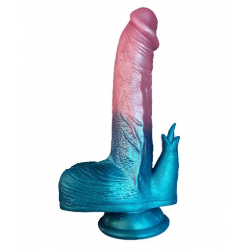 Фаллос силиконовый, 20 см вверх-вниз Mateo на ДУ