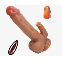 Фаллос Пульсатор фрикционный ВВЕРХ ВНИЗ V-desire 19 см