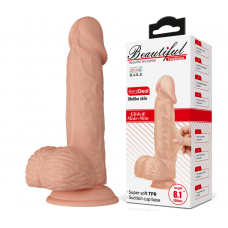 Фаллос BW-008106NR двойная кожа 