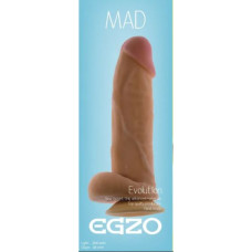 Фаллоимитатор EGZO MAD 20 х 4.8 см