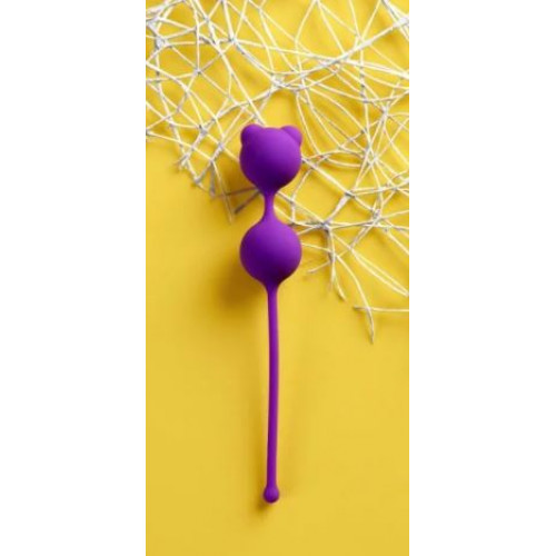 Фиолетовые вагинальные шарики A toys