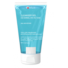 Гель для умывания для нормальной и жирной кожи. 150 мл Milv