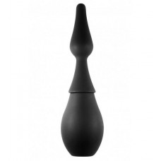 Черный анальный душ из силикона Lola toys Kinky Douche