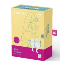 Набор зеленых менструальных чаш Feel secure Menstrual Cup