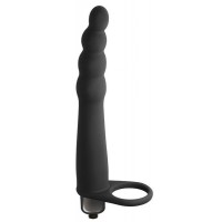 Вибронасадка для двойного проникновения Pure Passion Bramble green lola