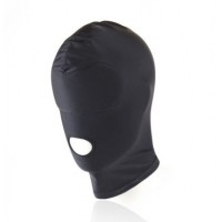 BDSM маска на голову с прорезями для рта