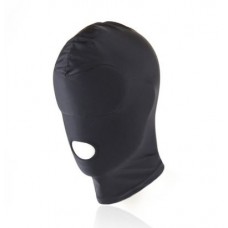 BDSM маска на голову с прорезями для рта