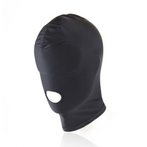 BDSM маска на голову с прорезями для рта