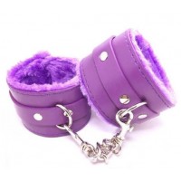 BDSM оковы на ноги фиолетовые