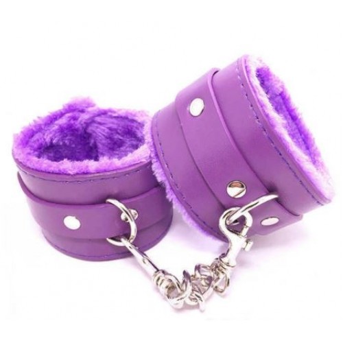 BDSM оковы на ноги фиолетовые