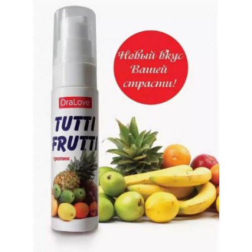 Гель - смазка Tutti Frutti тропик