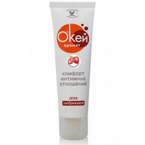 Лубрикант OK с ароматом клубники  50ml