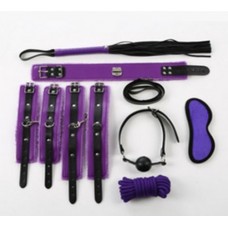 BDSM набор фиолетово - черный