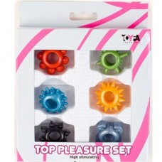 Набор Эрекционных колец Top pleausere set (упаковка блистер)