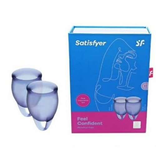 Менструальные чаши Satisfyer FEEL Confident (2 шт) цвет в асс.