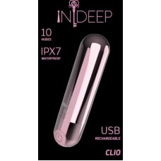 Вибро пулька Indeep на USB зарядке CLIO розовая