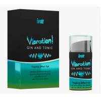 Гель с эффектом вибрации Intt VIBRATION Gin and tonic 15 ml