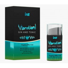 Гель с эффектом вибрации Intt VIBRATION Gin and tonic 15 ml