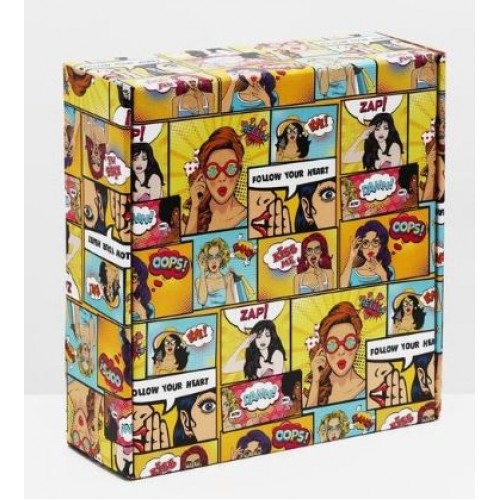 Подарочная коробка Pop-art 1 - 285 x 95 x 295 mm