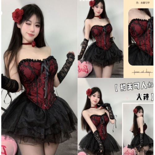 Корсет с пышной юбкой (N06061)