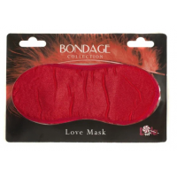 Красная маска на глаза BONDAGE