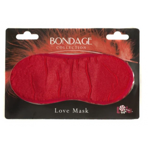 Красная маска на глаза BONDAGE