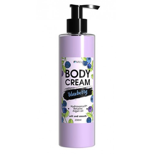  Крем для тела "Черника" 250 мл Milv*