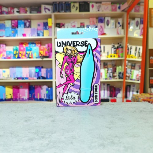 Лазоревый вибратор Centle THORN Universe - 12,6 см. Лазоревый вибратор Centle THORN Universe - 12,6 см.