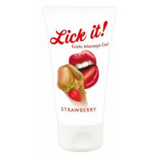 Оральная смазка Lick It 50 ml - Шампанское и клубника