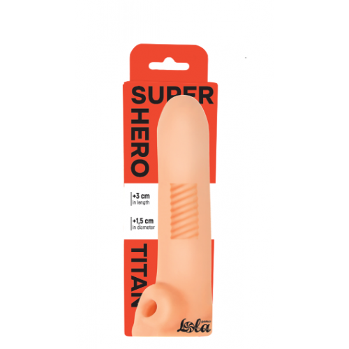 Насадка с подхватом lola super hero Titan телесная 16.5 см