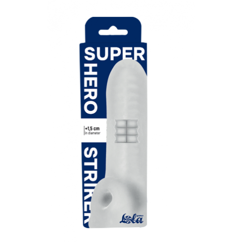 Насадка с подхватом lola super hero striker белая 13.5 см