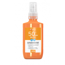 Солнцезащитный лосьон для лица и тела SPF 50+. 120 мл Milv