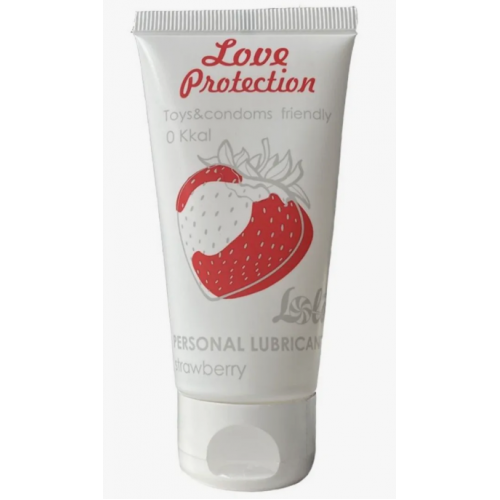 Смазка love protection клубника 50 мл