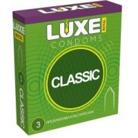 Гладкие презервативы LUXE Royal Classic - 3 шт.