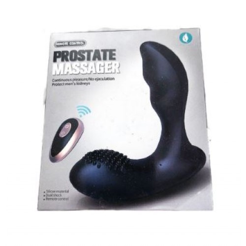 Черный вибро-массажер простаты Masager bottom (цвет из ассортимента)