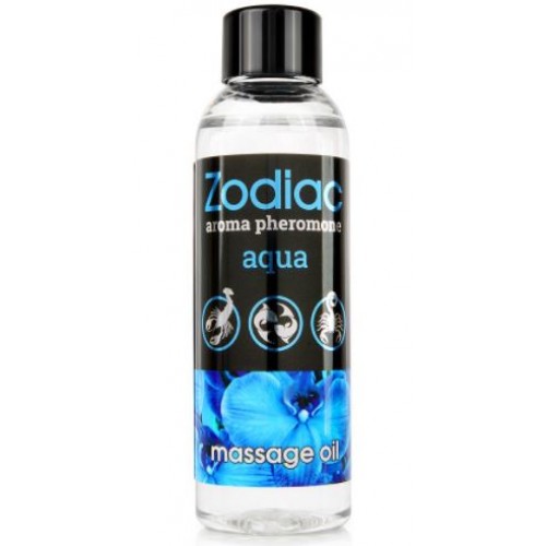 Массажное масло ZODIAC AQUA с феромонами- 75 мл.