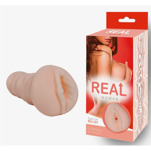 Большой ультра-реалистик мастурбатор Real Woman "Рыжая"