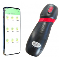 Мастурбатор Sereno с посасыванием, вибрацией и управлением через телефон