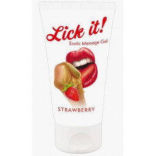 Оральная смазка Lick It 50 ml - клубника