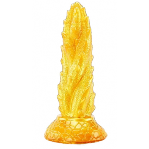 Золотой фаллос ZOO Песочный Гоблин 19х5 см