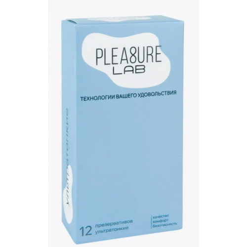 Ультратонкие презервативы Pleasure Lab - 12 шт.