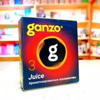 Ароматизированные презервативы Ganzo Juice - 3 шт.