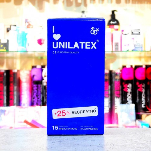 Классические презервативы Unilatex Natural Plain - 12 шт.