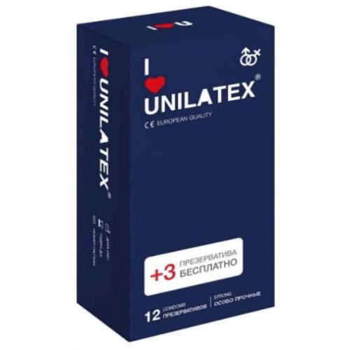 Презервативы I Love Unilatex 12шт Особо прочных