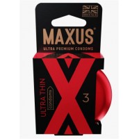 Презерватив Премиум MAXUS Ultra thin (крас - железная коробка) 3шт