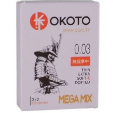 Набор из 4 презервативов OKOTO MegaMIX
